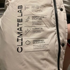 Aritzia winter jacket, white, XS